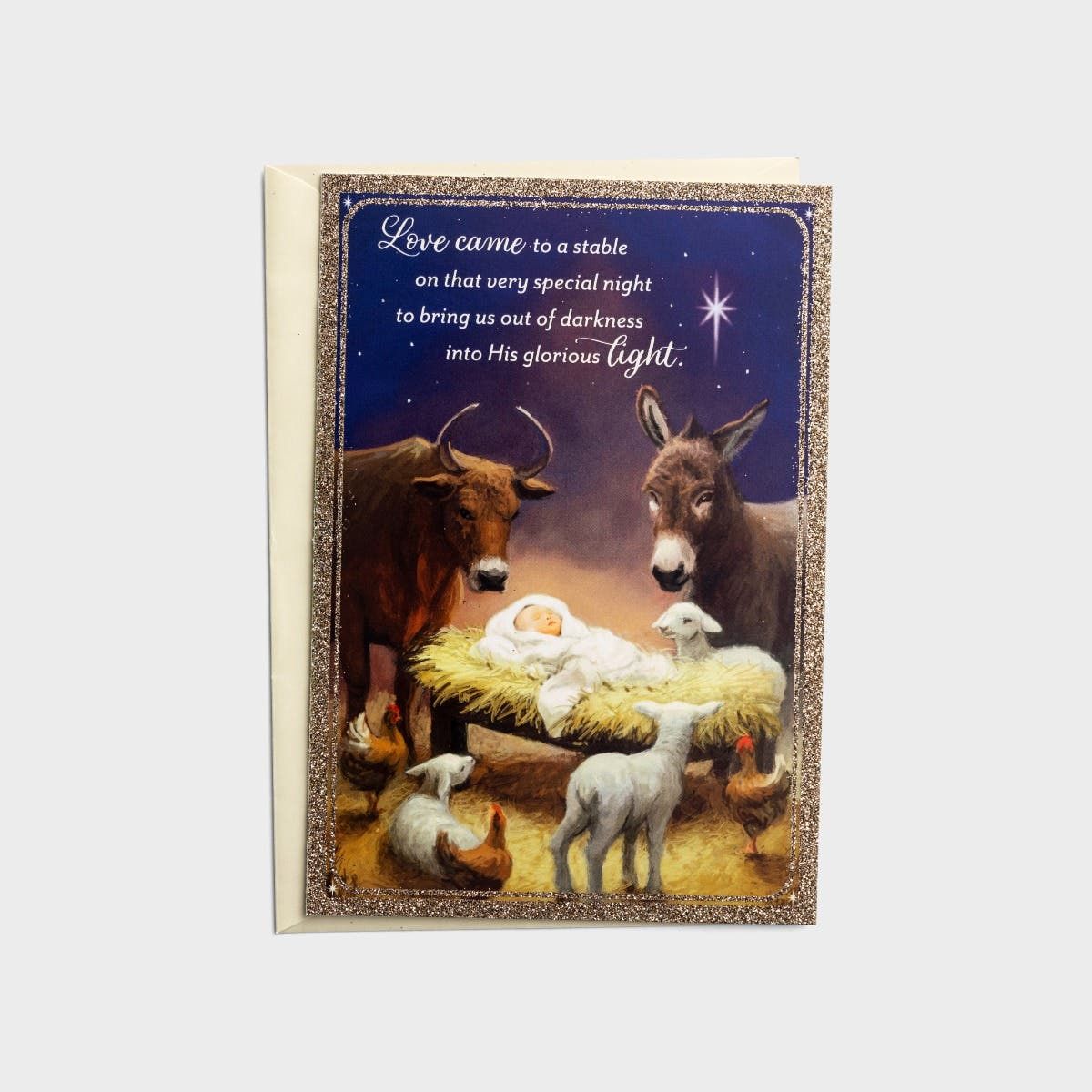 18Ct Love Came To A Stable Box