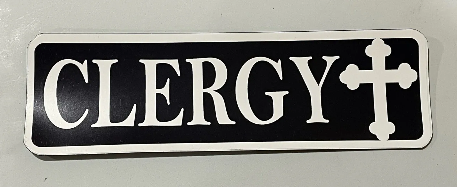 Clergy Car Magnet