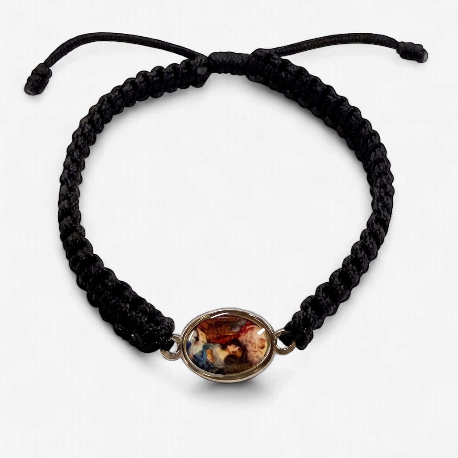 Oval St Cecilia Black Bracelet