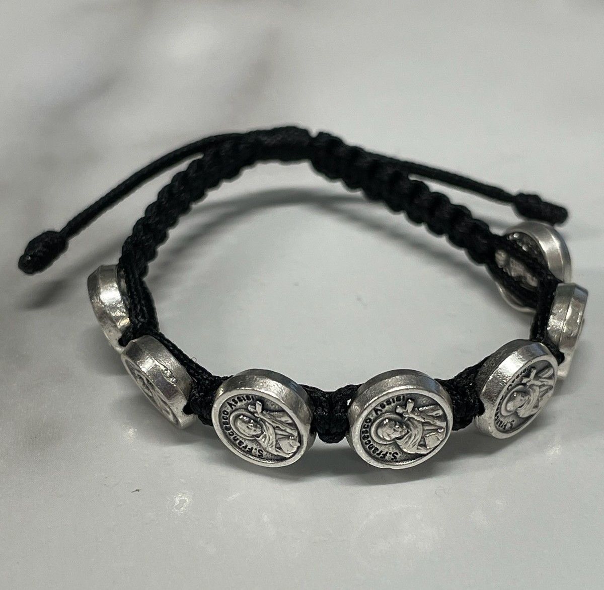 Kids St Francis Bracelet Black