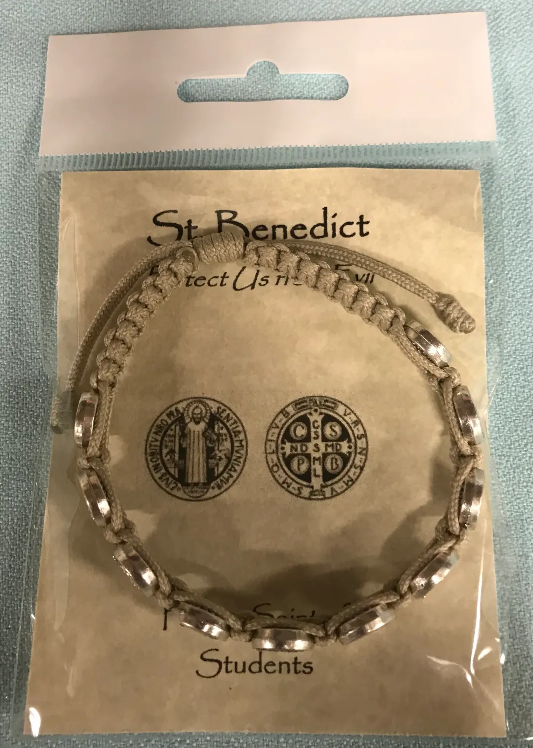 St Benedict Bracelet Tan