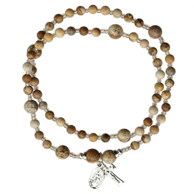 4mmpict Jasper Twist Bracelet