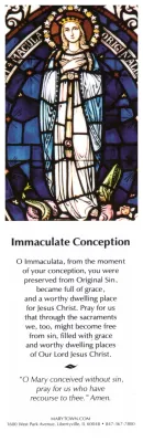 Immaculate Conception Bookmark