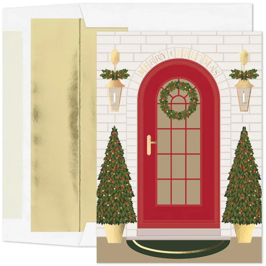16Ct Festive Front Door Boxed