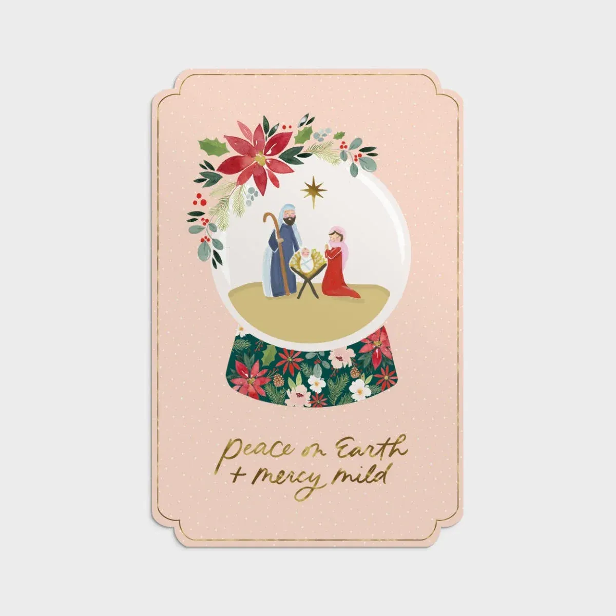 18Ct Peace On Earth Boxed Card