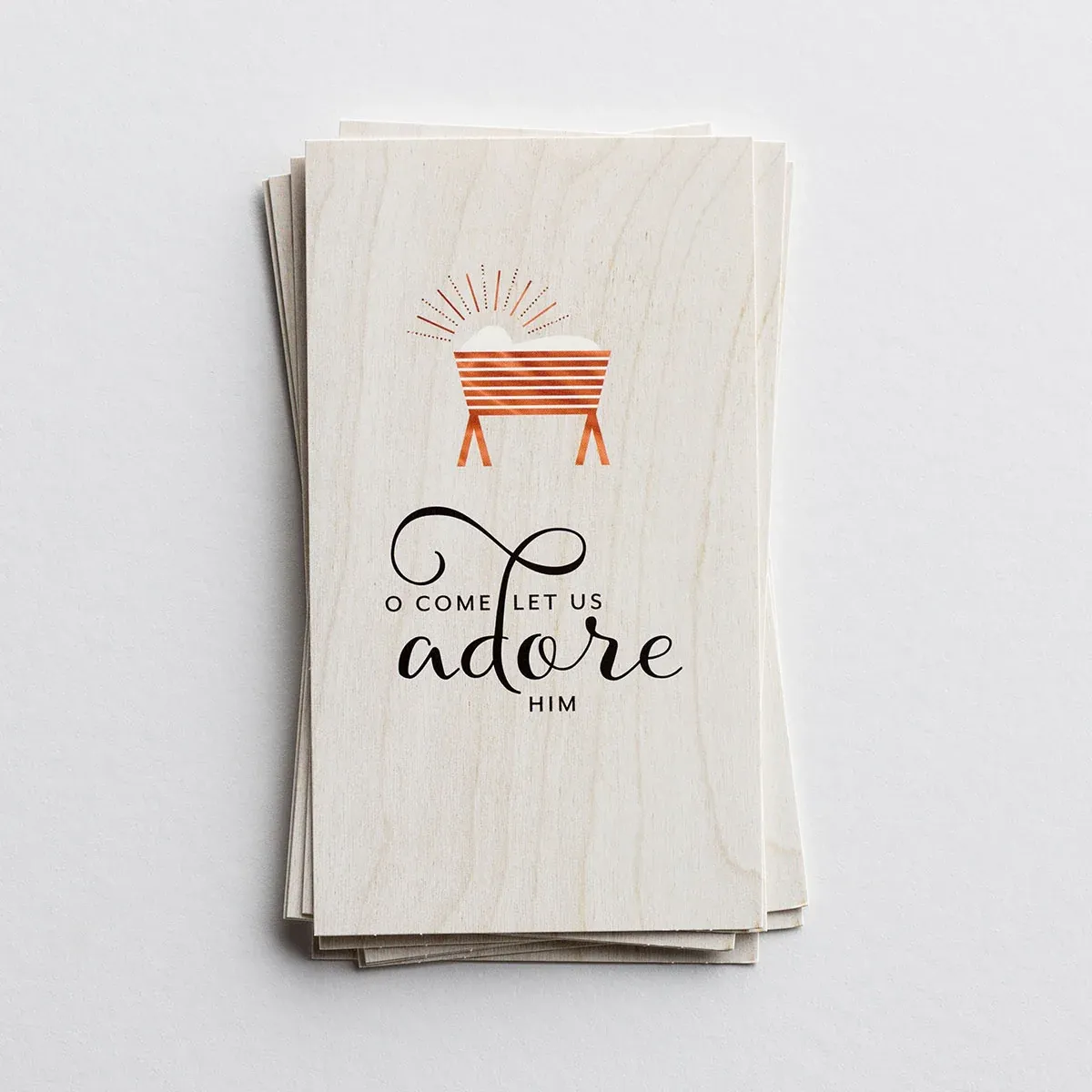 16Ct O Come Let Us Adore Boxed