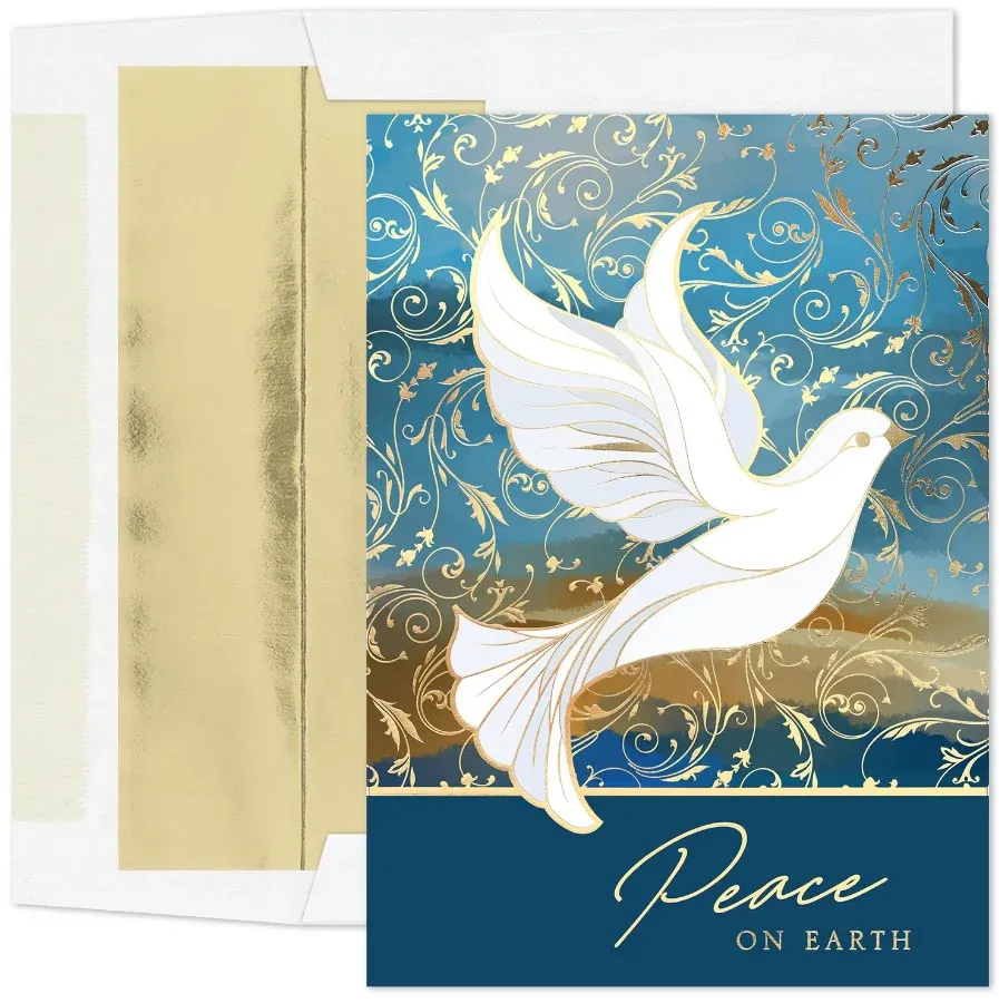 16Ct Peace On Earth Dove Boxed