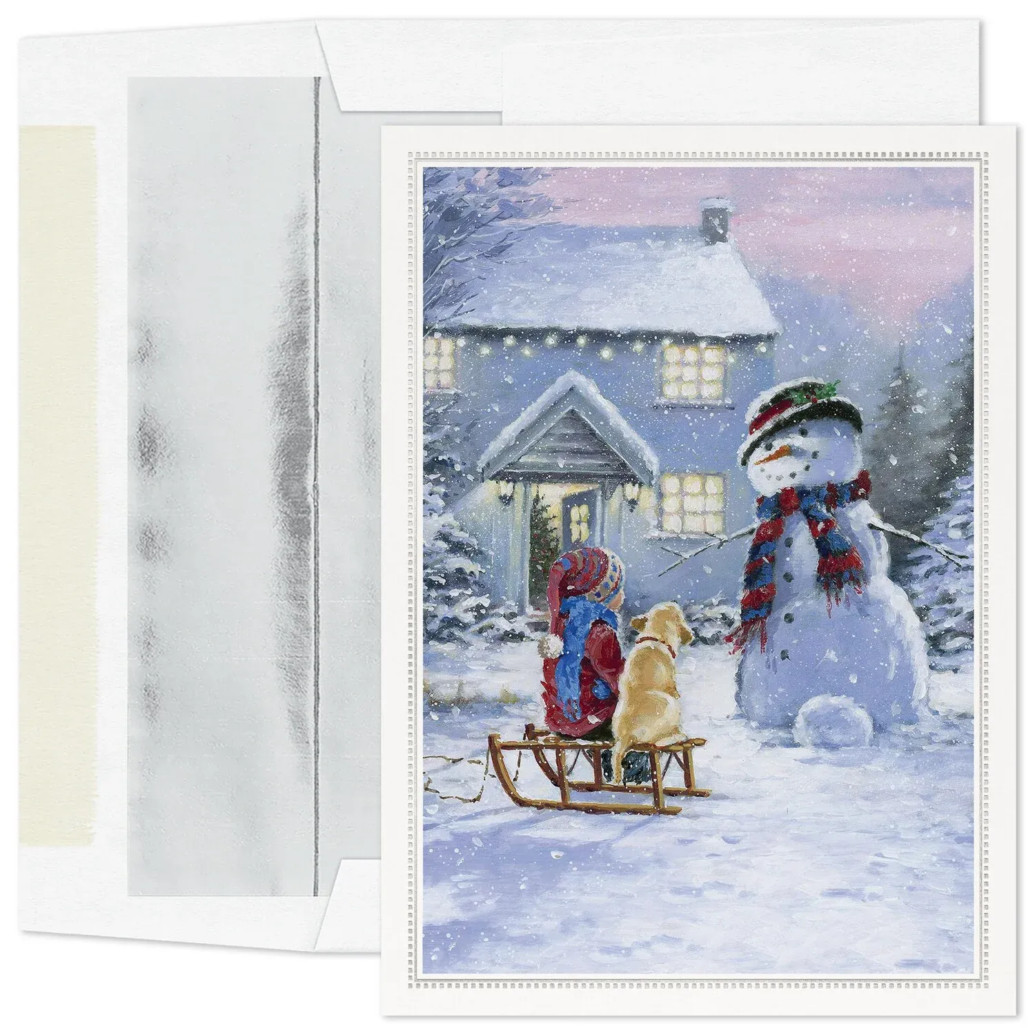 16Ct Winter Friends Boxed Card