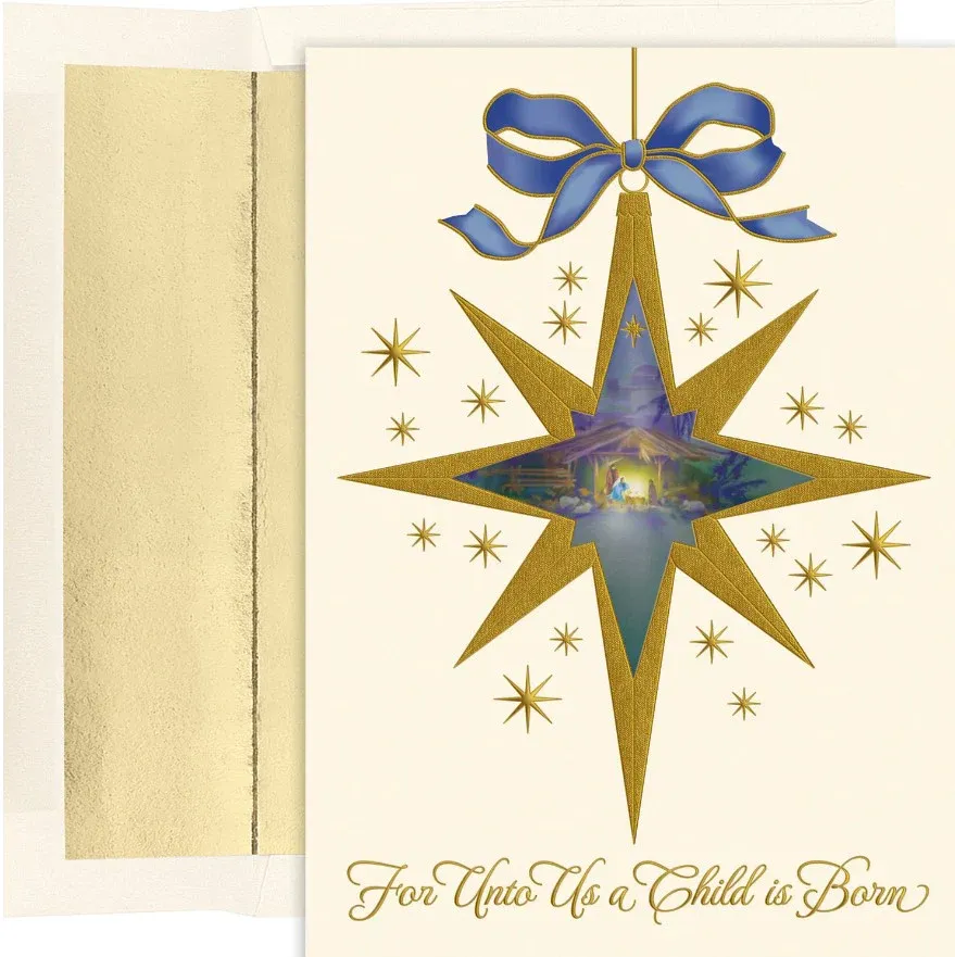 15Ct Boxed Nativity Star