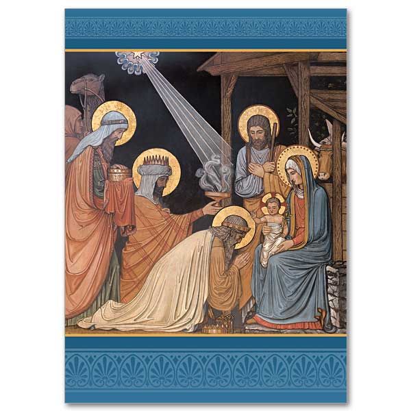 18Ct Adoration of the Magi Boxed