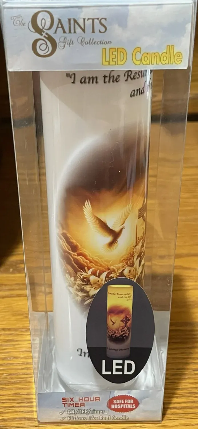 Led Candle In Loving Memory