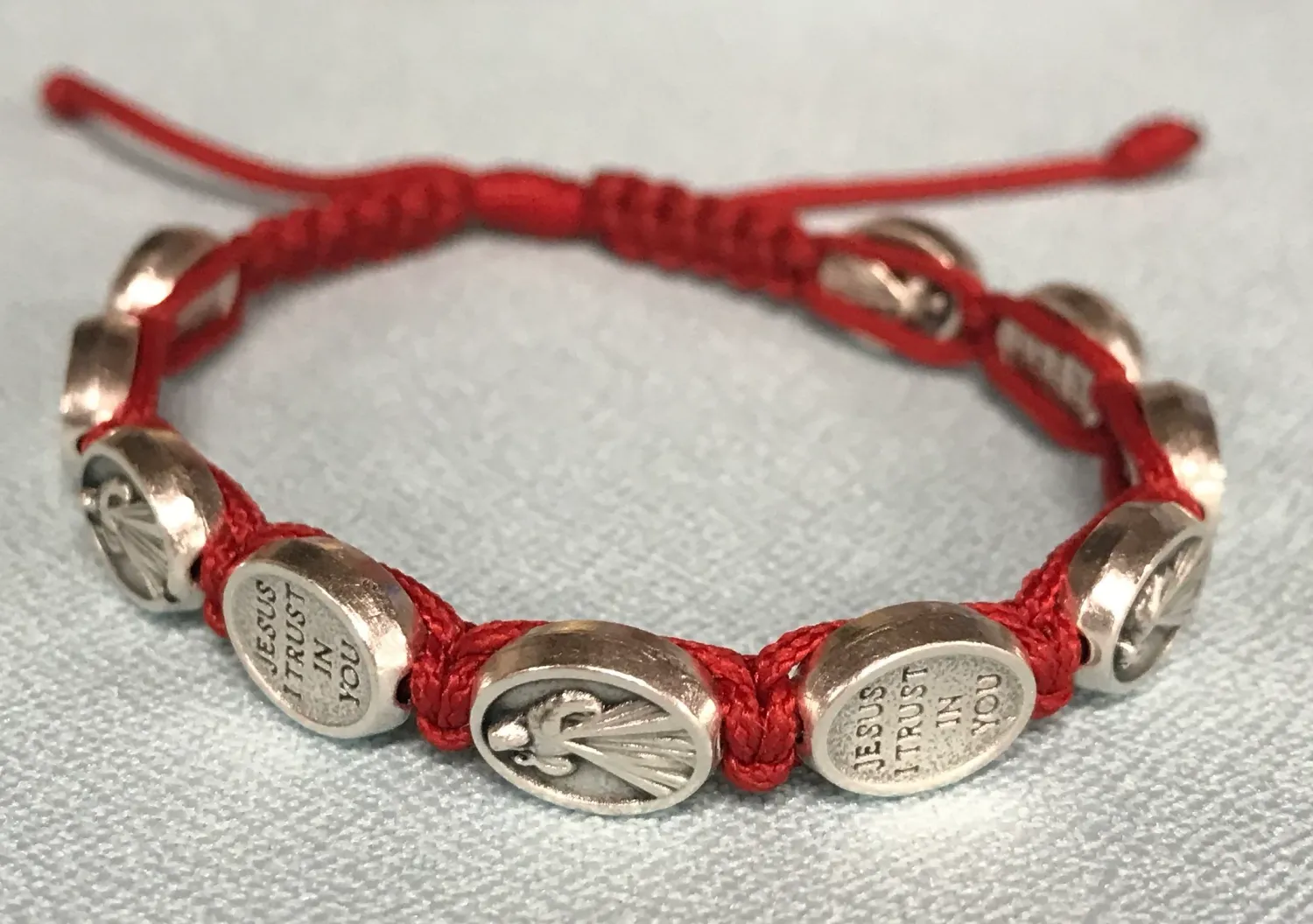 Divine Mercy Bracelet Red