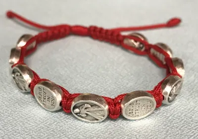 Divine Mercy Bracelet Red