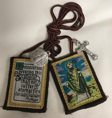 St Patrick Wool Scapular