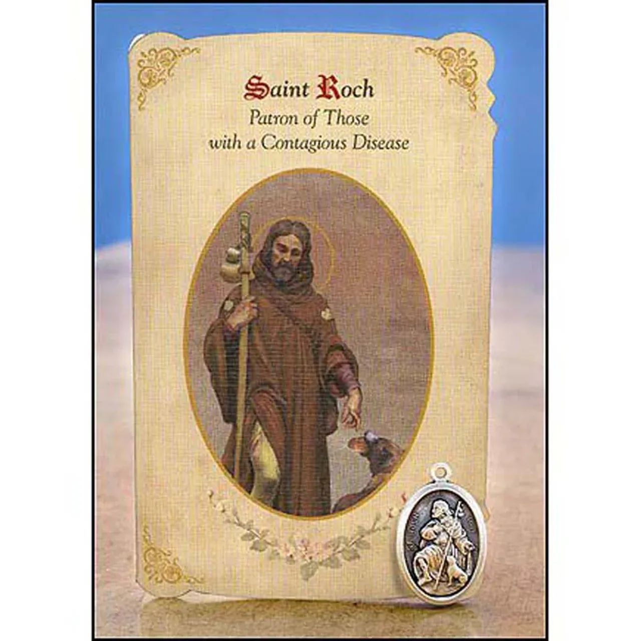 St Roch Healing Medal &amp; Prayer