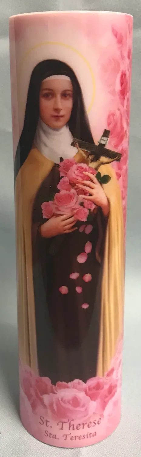 Led Candle St Therese