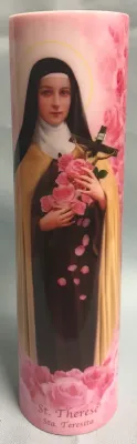Led Candle St Therese