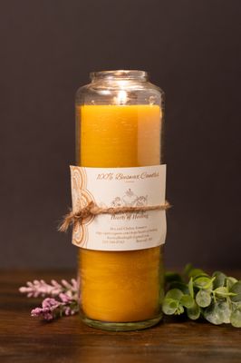 100% Beeswax Jar Candle