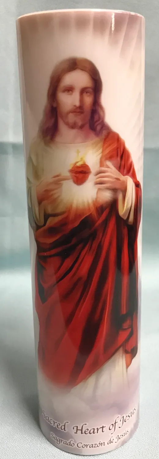 Led Sacred Heart Candle