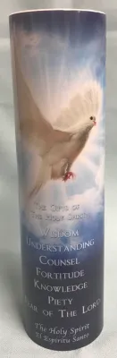 Led Candle Holy Spirit Blue