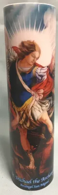 Led St Michael Candle
