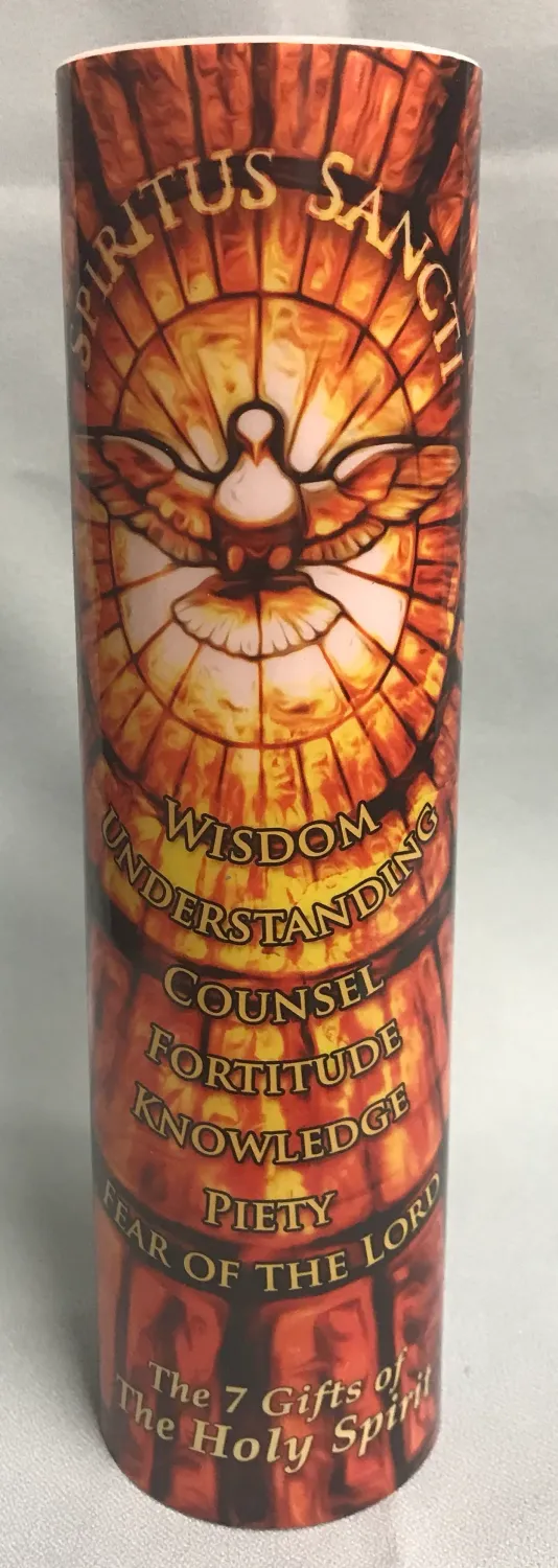 Led Candle Holy Spirit Yellow