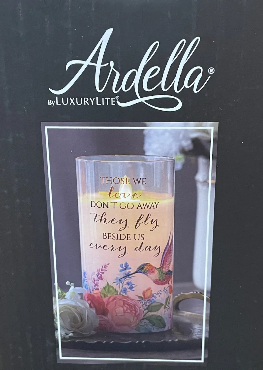 Memorial Led Wax Pillar Candle
