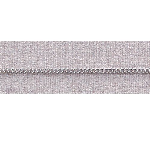 Rhodium Chain 16/18" Fine