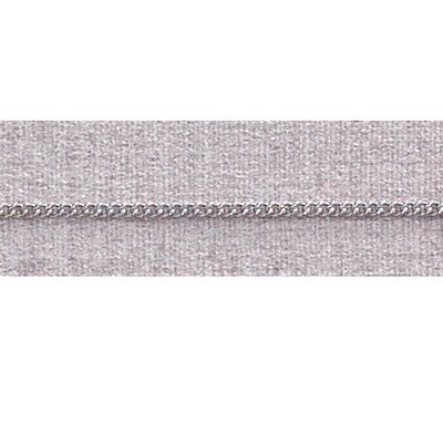 Rhodium Chain 16/18" Fine