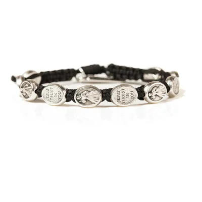 Divine Mercy Bracelet Black