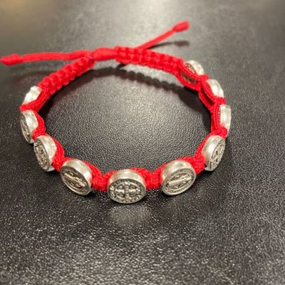 St Benedict Bracelet Red