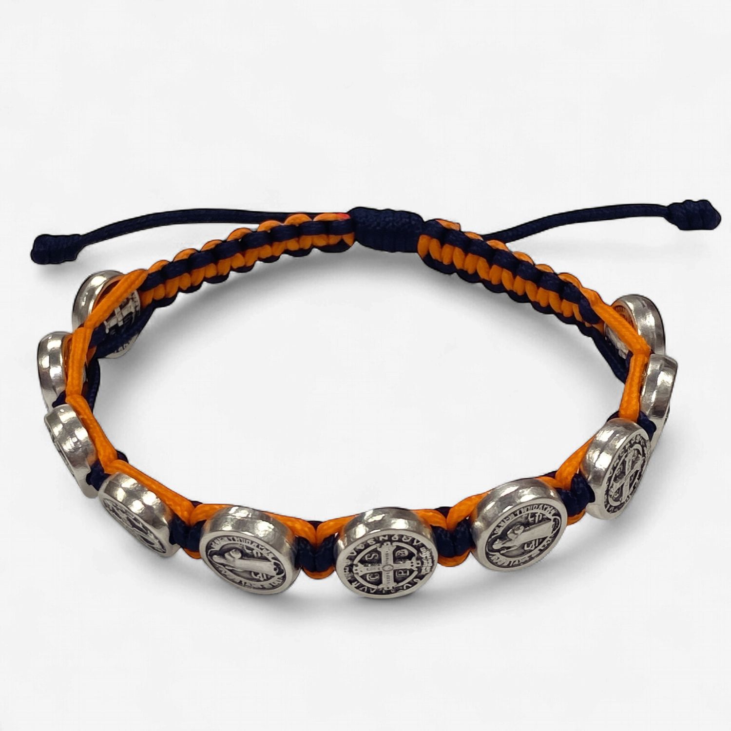 Team Spirit Two-Colored Benedict Bracelet, Color: Orange/Navy