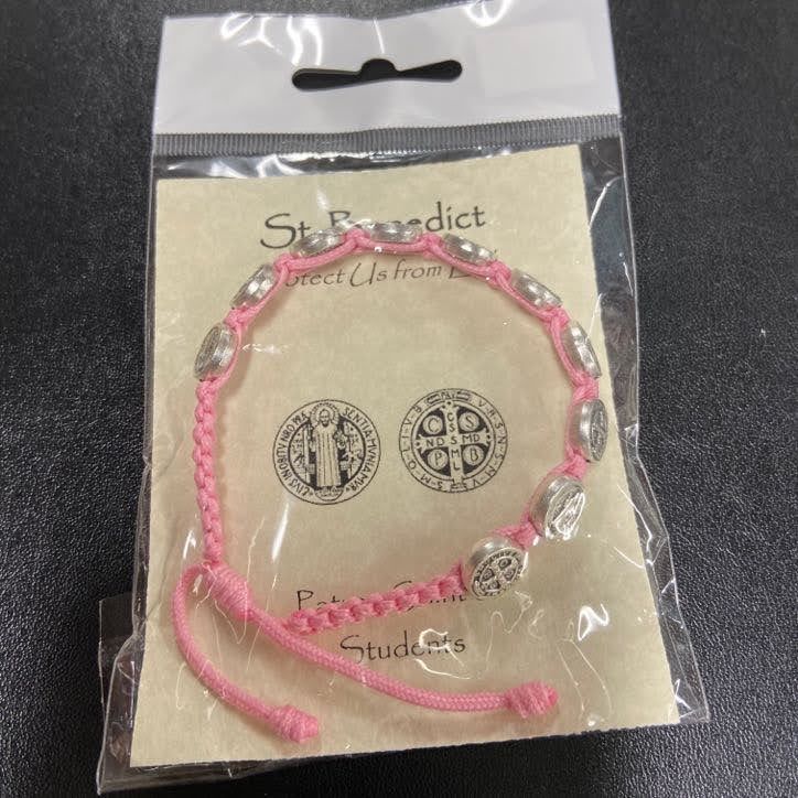 St Benedict Bracelet Pink