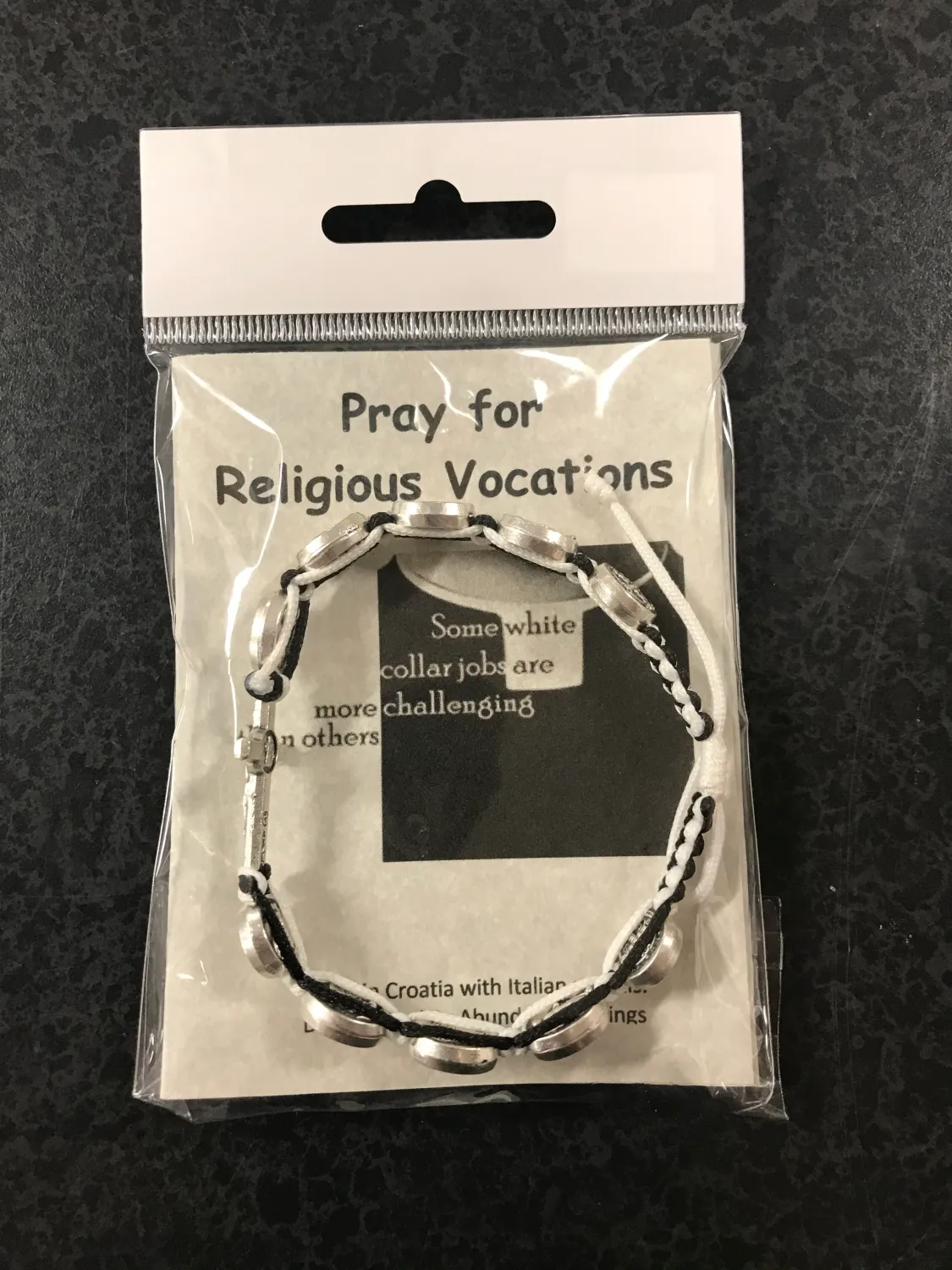 Vocations Bracelet Black White