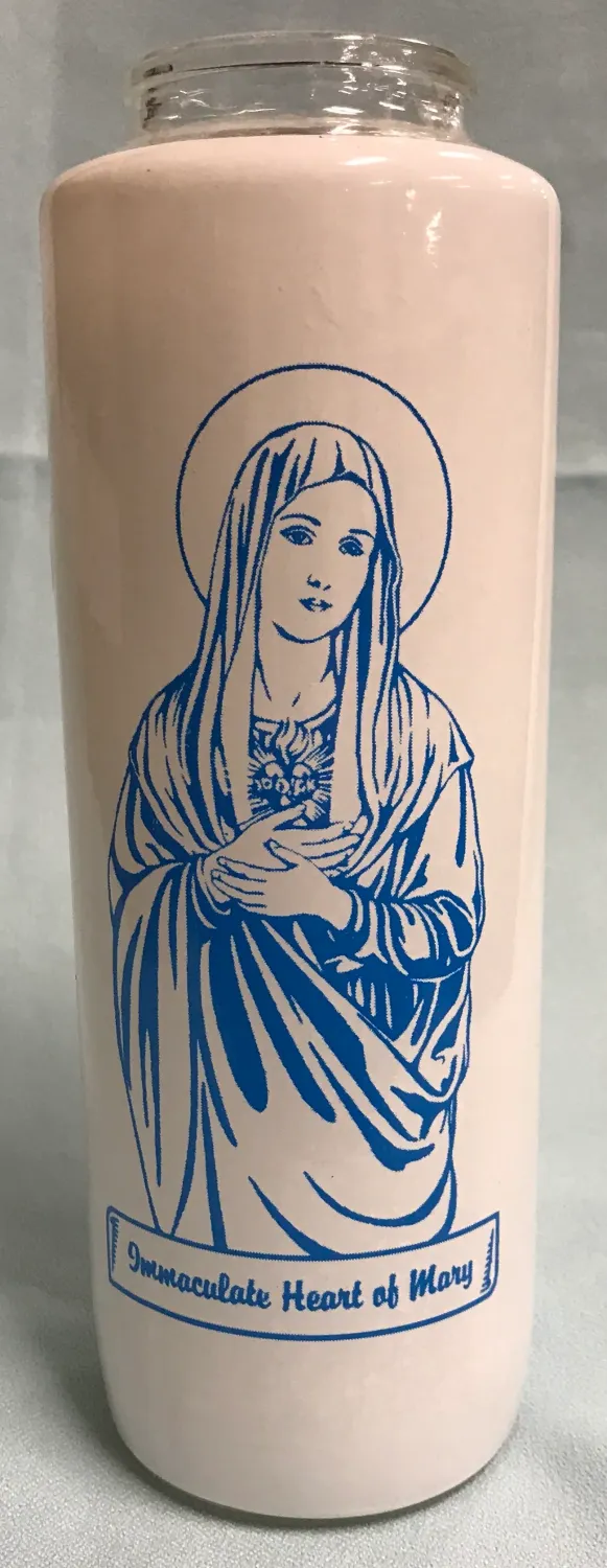 6-Day Immaculate Heart Candle