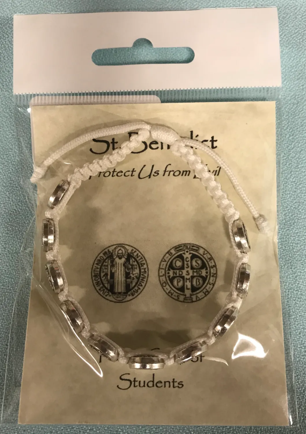 St Benedict Bracelet White