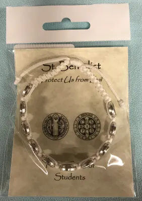 St Benedict Bracelet White