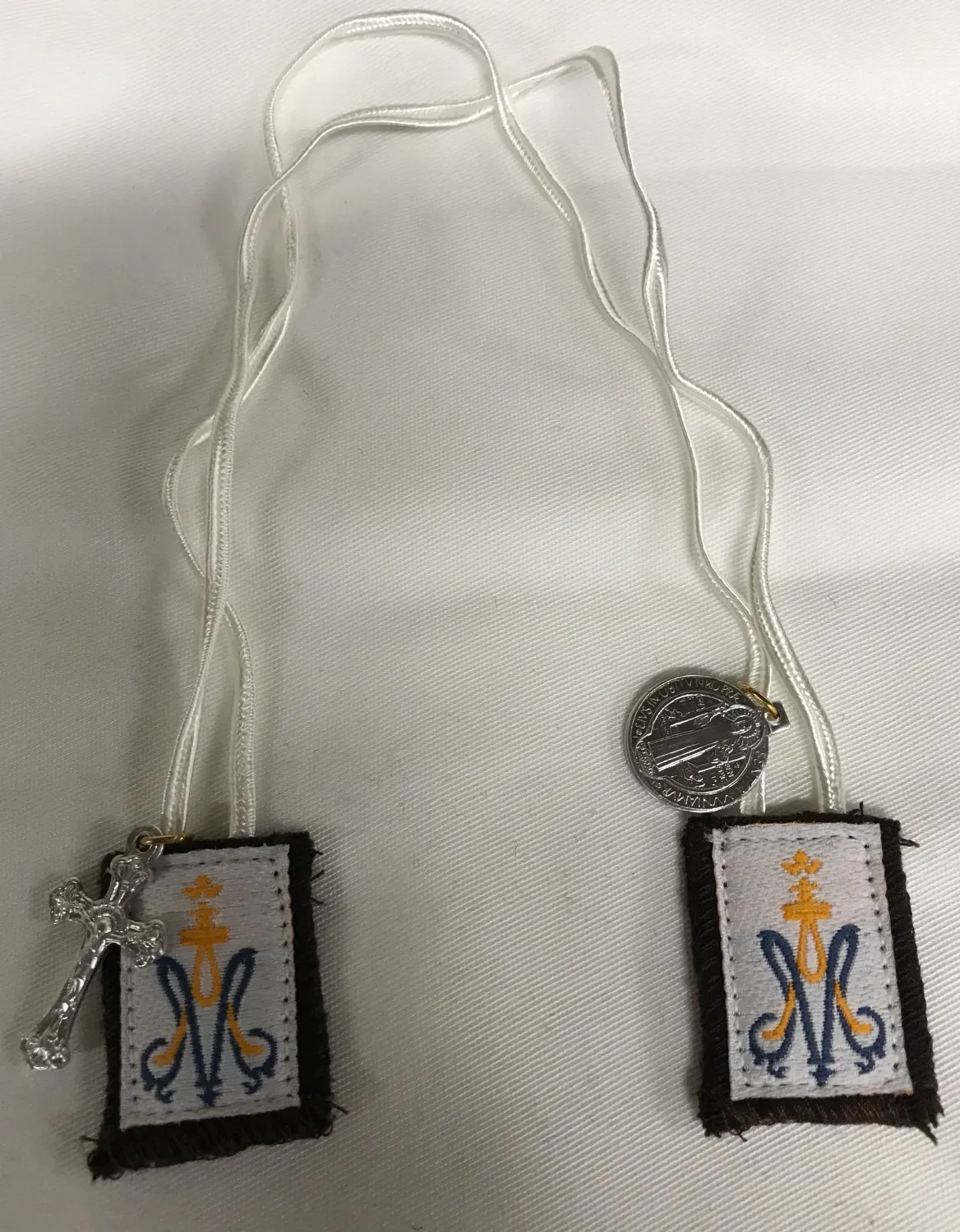 Children White Cord Scapular