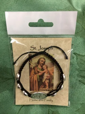 Lg Joseph Cord Bracelet Black
