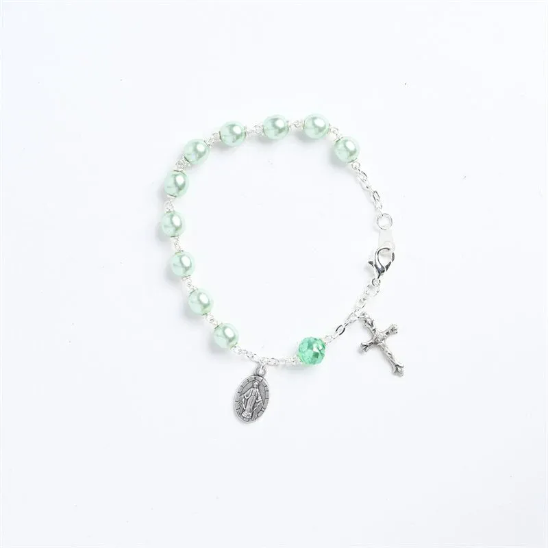Light Green Pearl Bracelt Hope