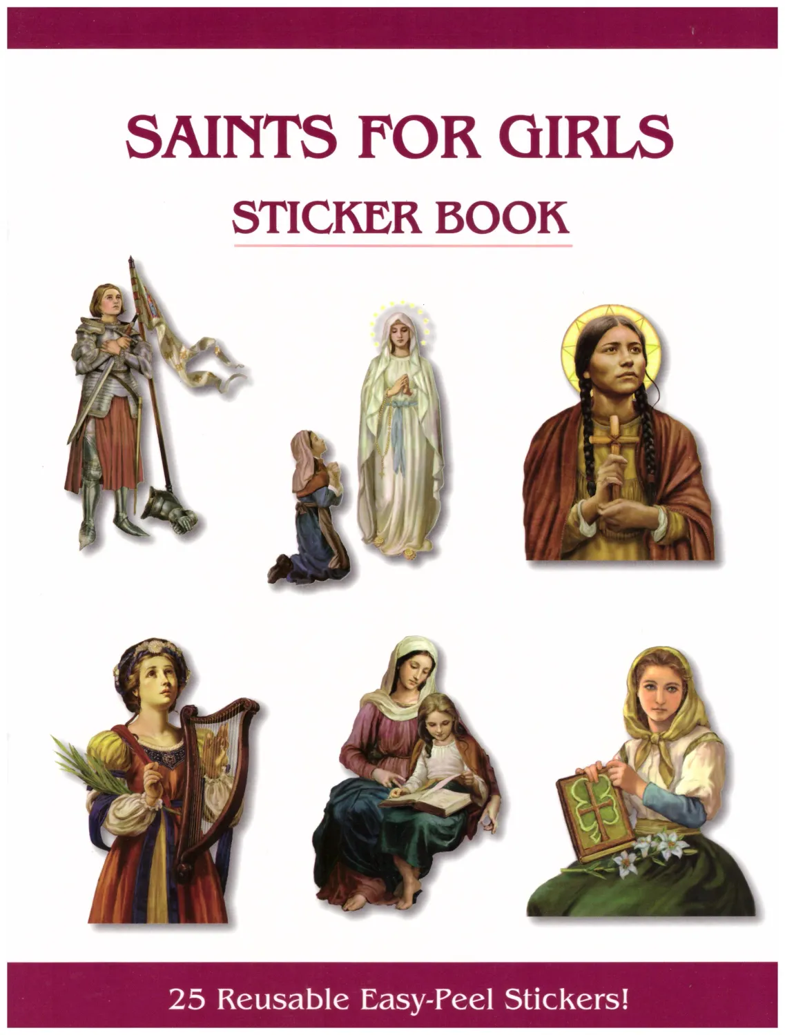 Saints for Girls Sticker Book