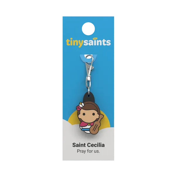 St Cecilia Tiny Saints Charm