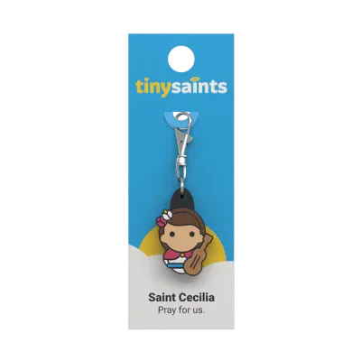 St Cecilia Tiny Saints Charm
