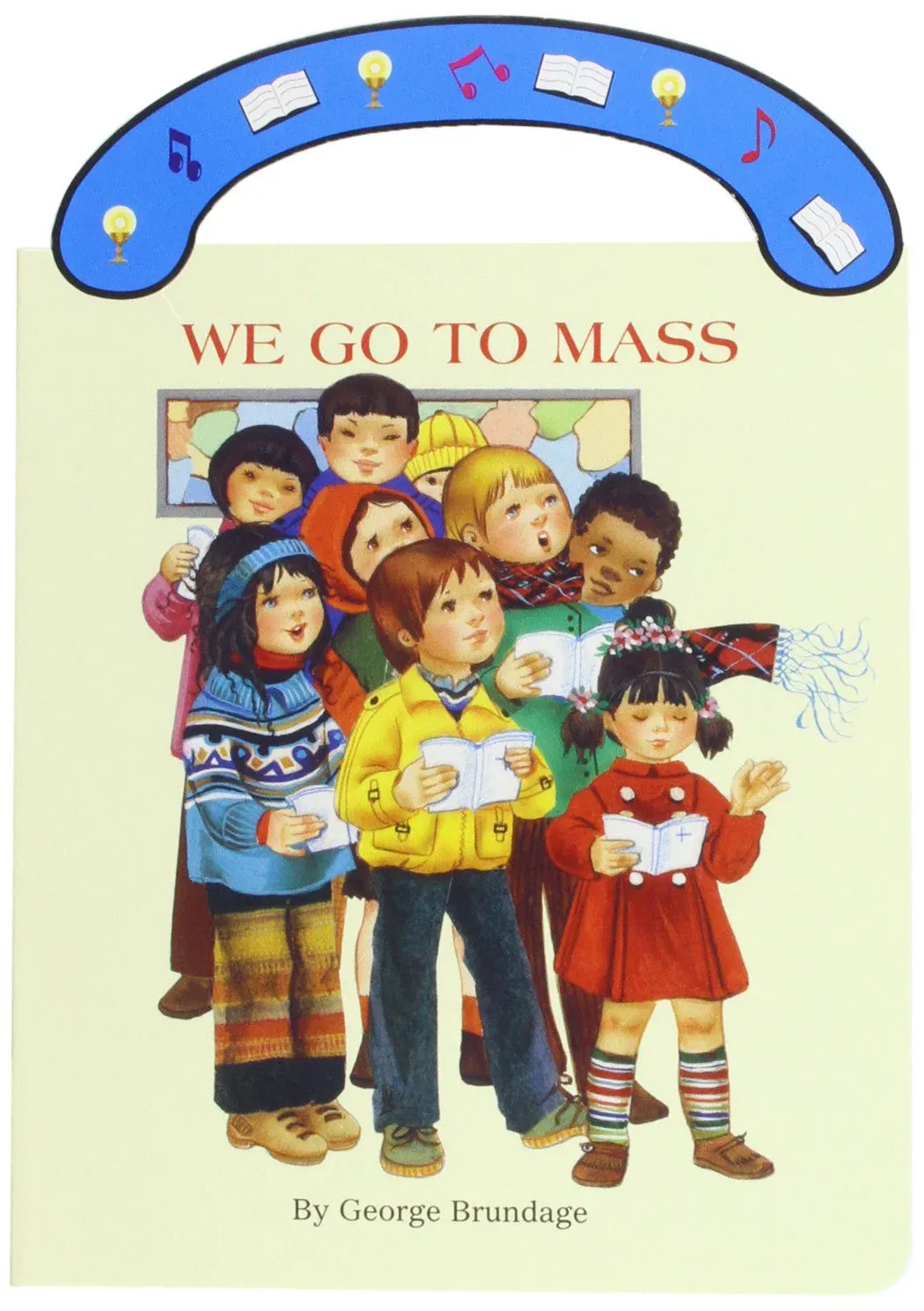 We Go To Mass Boardbook/Handle