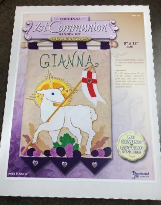 Comm Banner Kit Purple Lamb
