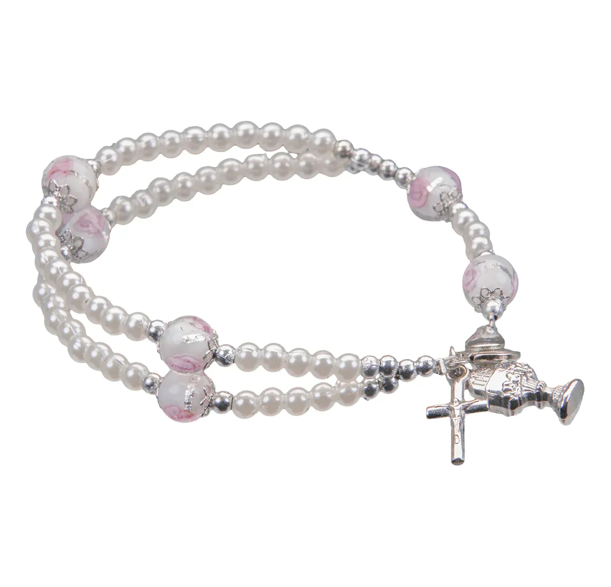 Communion Bracelet In Pink Bag