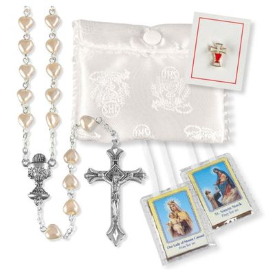 Pearl Rosary Comm Set Girl