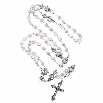 Pink Communion Rosary