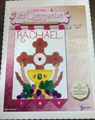 Comm Banner Kit Pink Cross