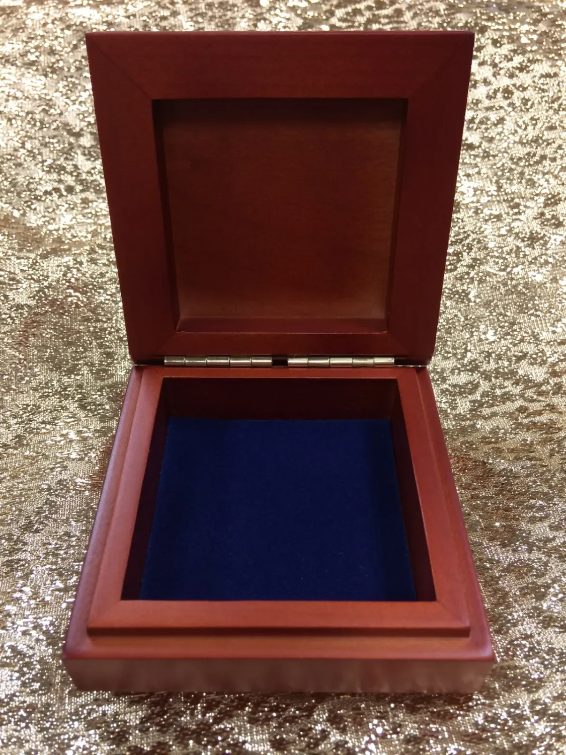 Rosewood Box W/Holy Spirit Med